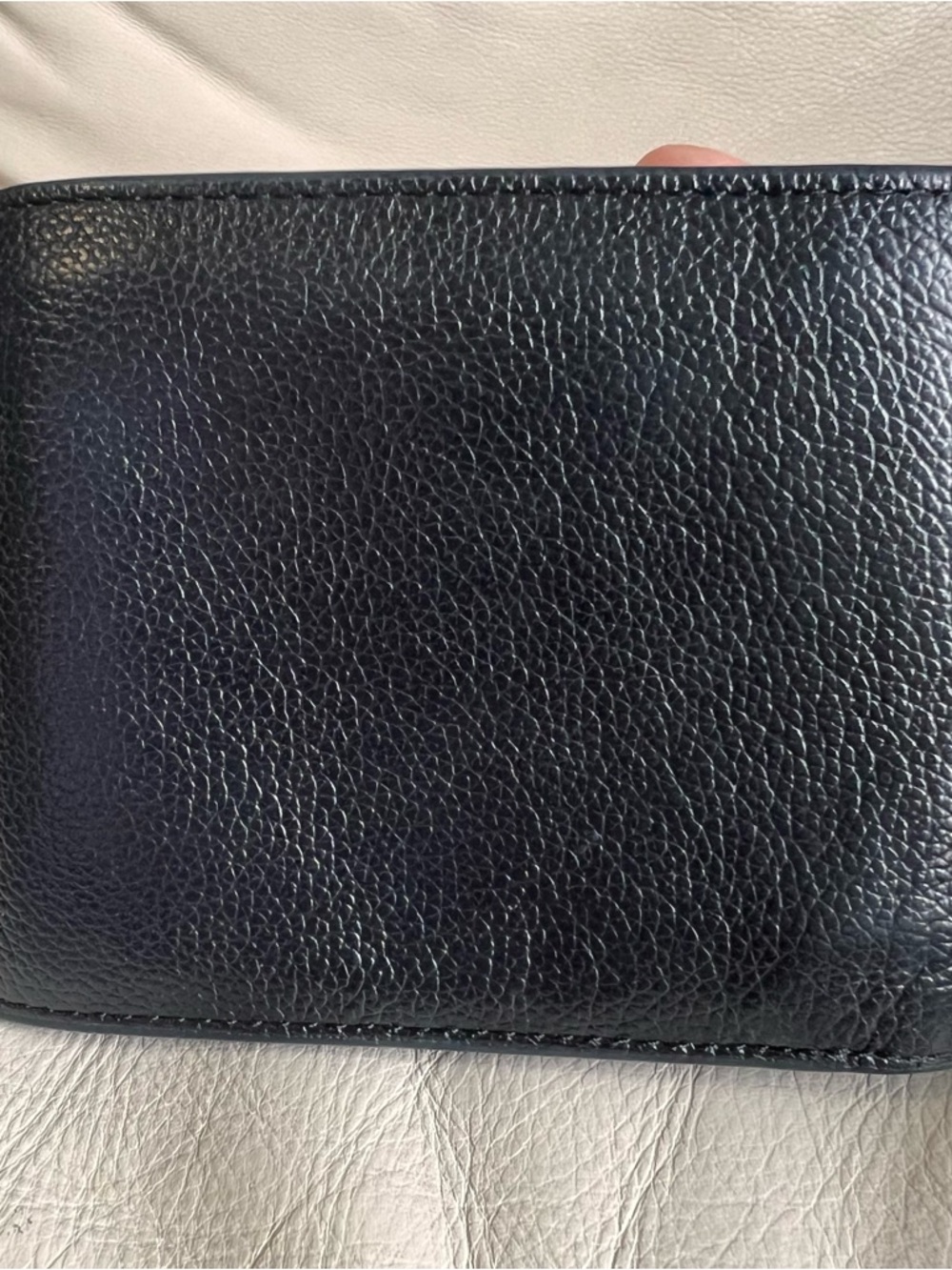 Coach Black Pebbled Leather Bifold Wallet - Picture 2 of 7